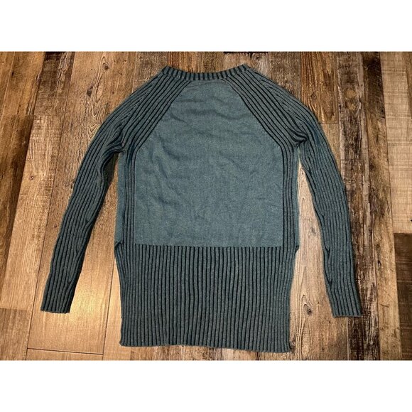 Smartwool Women's Ripple Creek Tunic Sweater Mediterranean Green Heather Medium - Picture 5 of 6